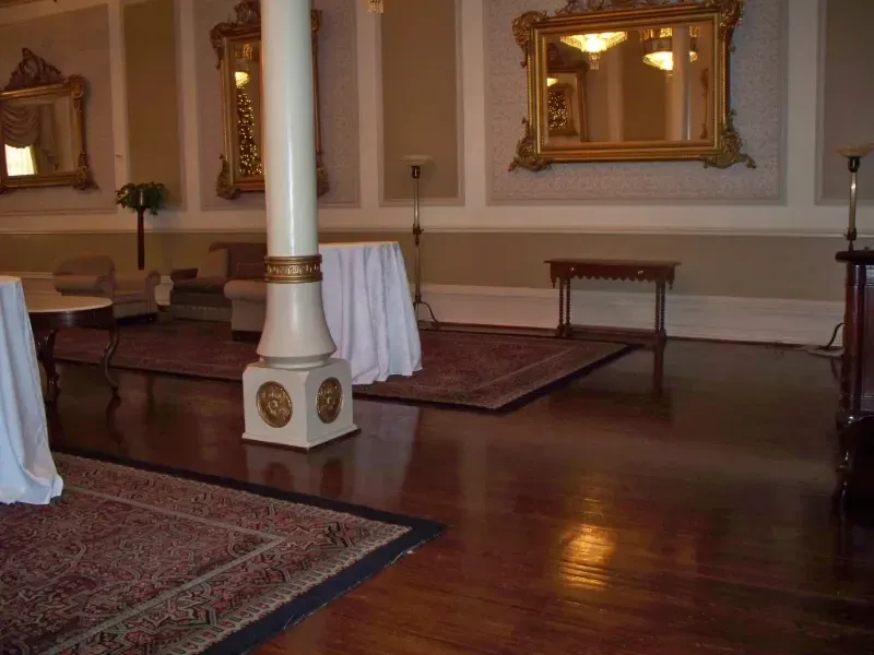 Driskill hotel maximillion room hardwood floor res