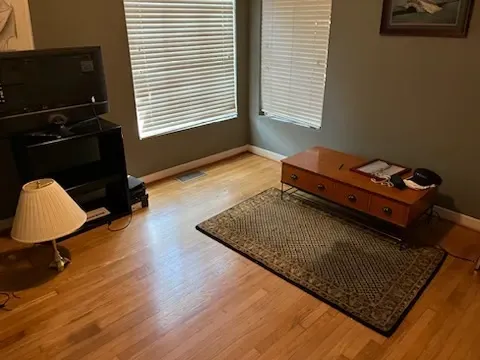 Hardwood floor refinished